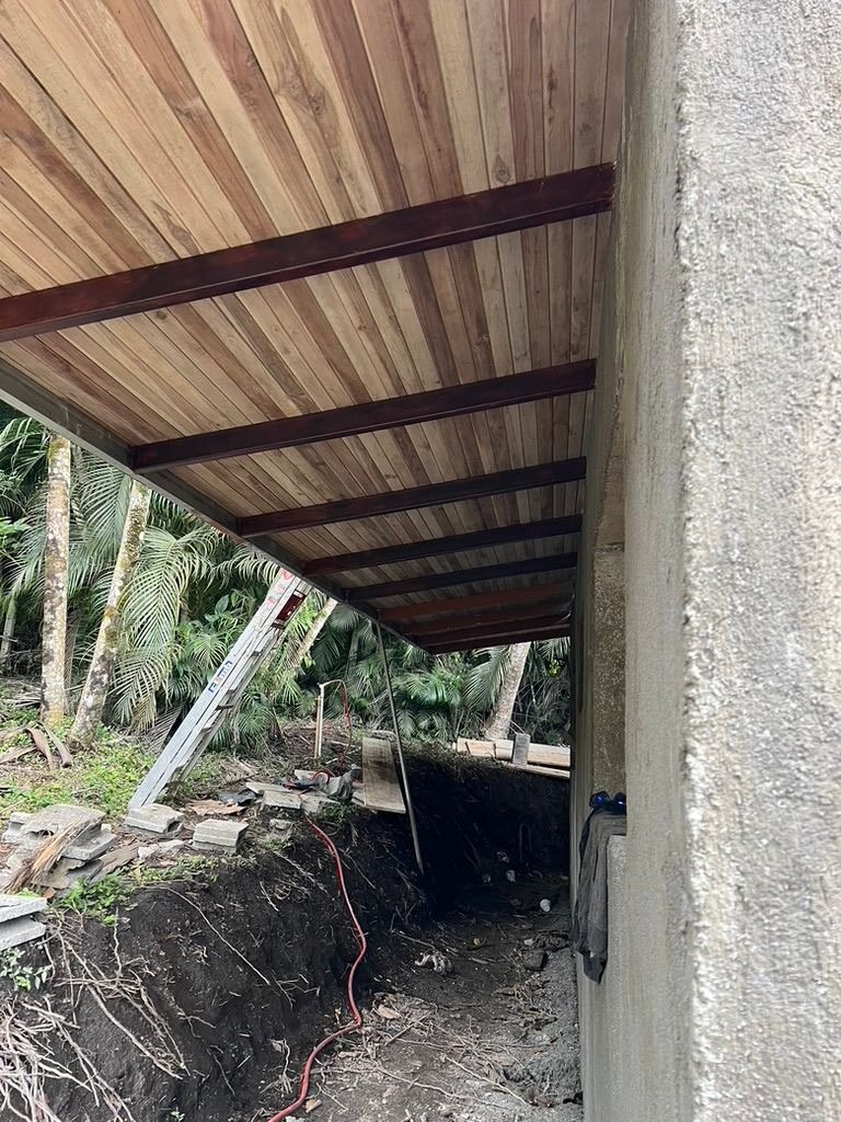 Custom Wood Soffit